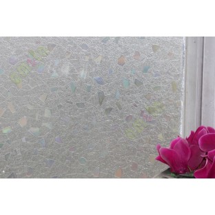 Transparent frosted texture tiles decorative glass film